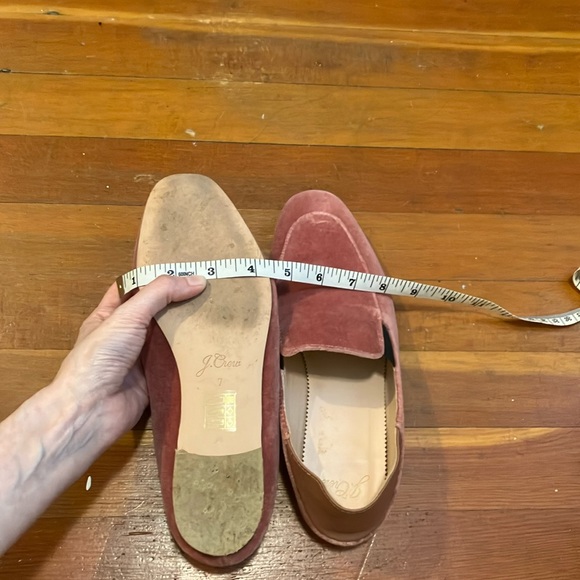 J Crew Pink Velvet Loafers - Picture 11 of 14